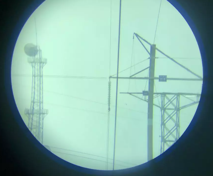 導線滑車線夾處觀測角𝜃望遠鏡視角 導線滑車線夾處觀測角𝜃望遠鏡視角